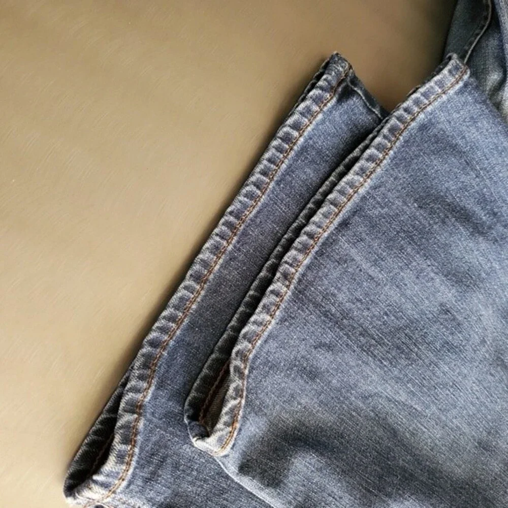 J. Crew Rayner Wide Leg High Rise Medium Wash Crop Denim Jeans sz. 32